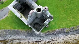 Lochranza Castle 4k drone [upl. by Bashuk]