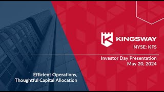 KFS May 20 2024 Investor Presentation [upl. by Calandra]