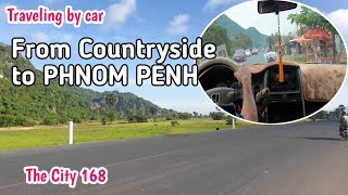 Traveling from the Countryside to PHNOM PENH CITY 2024 [upl. by Sidwel]