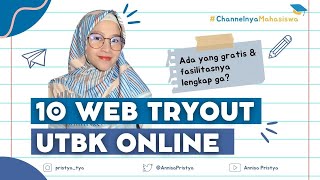 10 Situs Tryout UTBK Online amp Gratis  ChannelnyaMahasiswa [upl. by Crooks]