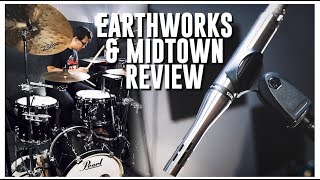 Pearl Midtown Kit and Earthworks DK7 Drum Mic Review [upl. by Rayham740]