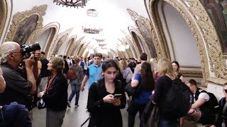 Magnificent Moscow Metro  Art and Architecture [upl. by Ellenod]