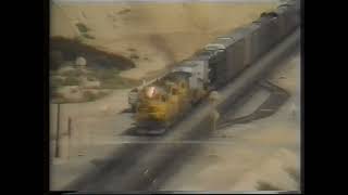 Santa Fe amp Southern Pacific at Cajon Summit 1985 [upl. by Hedveh]