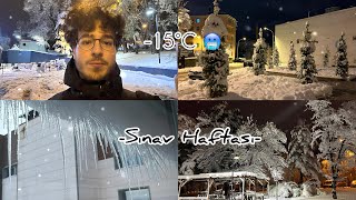 KAR YAĞDII❄️  Sınav haftam Vlog [upl. by Anires238]