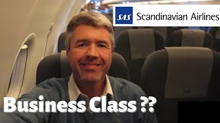 Scandinavian BUSINESS CLASS I think on their A320 NEO to London [upl. by Sauveur]