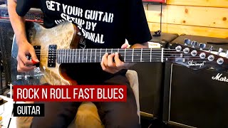 Rock N Roll Fast Blues Guitar [upl. by Celeski645]