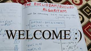 Euclidean Euclids algorithm in Cryptography and network security [upl. by Ynittirb918]