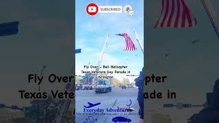 Helicopter Fly by at Texas Veterans Day Parade in Arlington  Veterans Day 2024  Arlington Texas [upl. by Hiamerej]