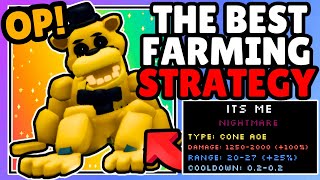 BEST WAY TO FARM CORRUPTED PRESENTS in FIVE NIGHTS TD [upl. by Naffets161]