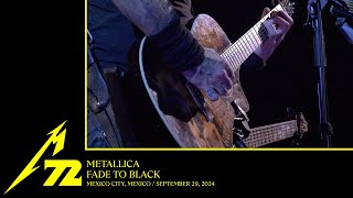 Metallica Fade to Black Mexico City Mexico  September 29 2024 [upl. by Nemraciram]