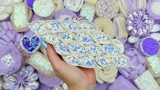 ASMR★4K★Crushing soap★Clay cracking★Soap boxes with foam starchampglitter★ [upl. by Zitvaa]