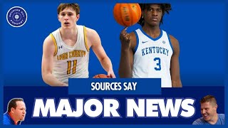 MAJOR Kentucky basketball recruiting news Champions Classic Preview  Sources Say [upl. by Brott]