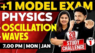 1 Physics Model Exam  Oscillations  Waves  Chapter 13 14  Full Chapter Exam Winner [upl. by Lebasy]