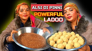 Alsi Pinni Recipe  How to make Alsi Ladoo [upl. by Faro]