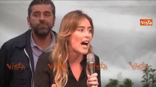 Maria Elena Boschi contestata alla Festa dellUnità [upl. by Shannon57]