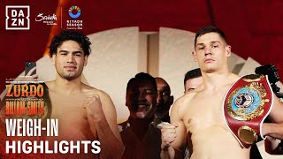 WEIGHIN HIGHLIGHTS  GILBERTO ZURDO RAMIREZ VS CHRIS BILLAMSMITH [upl. by Eusoj]