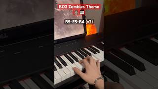 🧟‍♂️BO2 Theme Piano Tutorial UNDER 30 SECONDS piano tutorial tips shorts bo2 [upl. by Casabonne883]