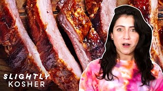 Tess Makes Her Mom’s Favorite Jewish Holiday Beef Brisket  Slightly Kosher [upl. by Chrissa]