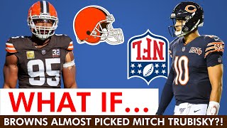 Former Browns Coach Reveals Browns ALMOST Picked Mitch Trubisky Over Myles Garrett In 2017 NFL Draft [upl. by Marinelli]