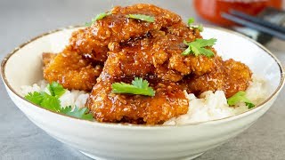 Honey Sriracha Chicken Recipe [upl. by Anairda563]