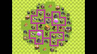 Le migliori disposizioni TH6Clash Of Clans [upl. by Nnaylrebmik482]