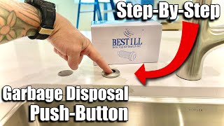 Sink Top PushButton quotAir Switchquot For Your Garbage Disposal Installation [upl. by Ayital]