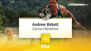 The World Games Athlete of the Year 2022  Canoe Marathon  Andrew Birkett [upl. by Ylrehs]