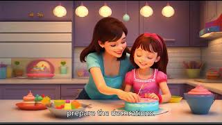 A Cake for Baby Brother Olivias Kitchen Journey [upl. by Kosaka]