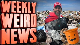 Trump Supporters are Human Garbage for Halloween  Weekly Weird News [upl. by Betsy]