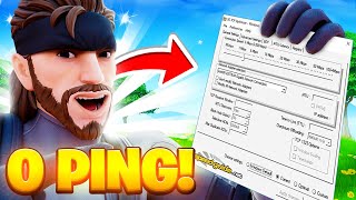 How To Get 0 PING In Fortnite Chapter 5 With TCP Optimizer 📶 [upl. by Alida]