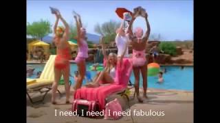 Fabulous Lyrics  High School Musical 2 [upl. by Tychonn]