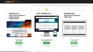 Steg 1 Lage nettsidekonto på EasyEditno [upl. by Bing]