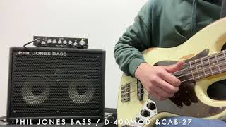 【Phil Jones Bass】D400ampCAB27 サウンドサンプル【MUSIC LAND KEY】 [upl. by Assyn]