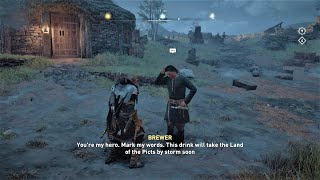 Assassins Creed Valhalla Dunvegan Village Mystery  The Drink of the Picts [upl. by Anidan]