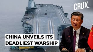 China Reveals New Images Of NextGen Aircraft Carrier Fujian Taiwan Spots quotSpy Balloonsquot Near Base [upl. by Nosahc]