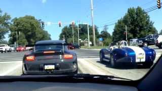 porsche gt3 vs shelby cobra [upl. by Merrill]