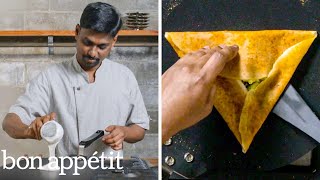 How an Indian Master Chef Makes Dosas Idli amp More  Handcrafted  Bon Appétit [upl. by Upshaw97]