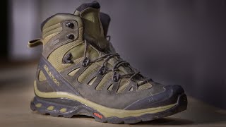 600 Mile Lightweight Waterproof Hiking Boots Review Salomon Quest 4D GTX [upl. by Rebel717]