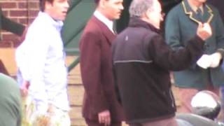 Johnny Depp Filming Public Enemies Michael Mann [upl. by Nibor374]