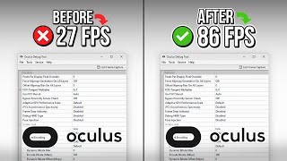 🔧OCULUS QUEST BEST DEBUG TOOL SETTINGS FOR SMOOTH GAMEPLAY LESS LAG AND STUTTER🔥 Optimize PCVR✔️ [upl. by Kenley]