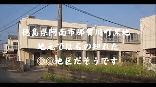 徳島県阿南市那賀川町黒地 地元では名の知れた地区だそうです [upl. by Leanahtan]