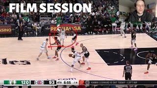 CLIPPERS defensive mistakes vs CELTICS  December 23 2023 [upl. by Neersan135]