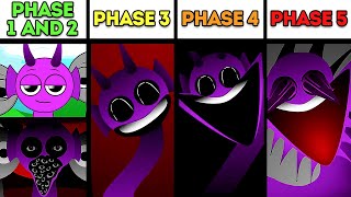 Phase 1 VS Phase 2 VS Phase 3 VS Phase 4 VS Phase 5 in Incredibox Sprunki [upl. by Timothy]