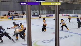 Oshawa Ringette Tournament  U16A  Ottawa Ice vs Waterloo Wildfire  20241025 [upl. by Sarilda]