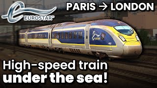 PARIS to LONDON on the incredible Eurostar UNDER THE SEA [upl. by Starling]