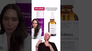 Skincare Save vs Splurge [upl. by Dale]