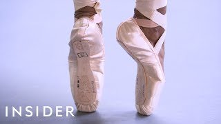 How Ballerinas Customize Their Pointe Shoes [upl. by Dnaleel]