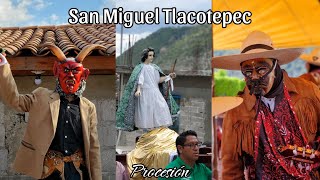 Fiesta Patronal en San Miguel Tlacotepec 2023 en honor a San Miguel Arcangel [upl. by Nnadroj]