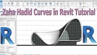 Zaha Hadid Curves in Revit Tutorial [upl. by Hutchison168]