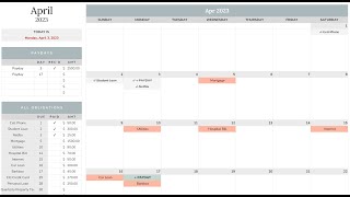 Budget Babe Templates Bill Calendar Tutorial [upl. by Llebyram677]